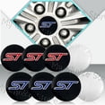 thumbnail image 2 of 4Pcs 56mm Car Styling ST Logo Emblem Wheel Center Hub Cap Rim Hub Dustproof Cover Sticker For Ford ST Fiesta Mustang Shelby GT A, 2 of 6