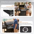thumbnail image 6 of UBesGoo 3 Burner Propane Gas Grill with Side Burner 46000BTU for Camping Cooking BBQ, 6 of 8