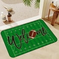 thumbnail image 2 of TIELUTT Sports Area Carpets Retro Football Field And Rugby Floor Mats Non Door Mats Living Room Dining Room Dormitory Ski Blanket Throw Rug Shag Couture Blanket Throw Thick Area Rug Lap Throw, 2 of 4