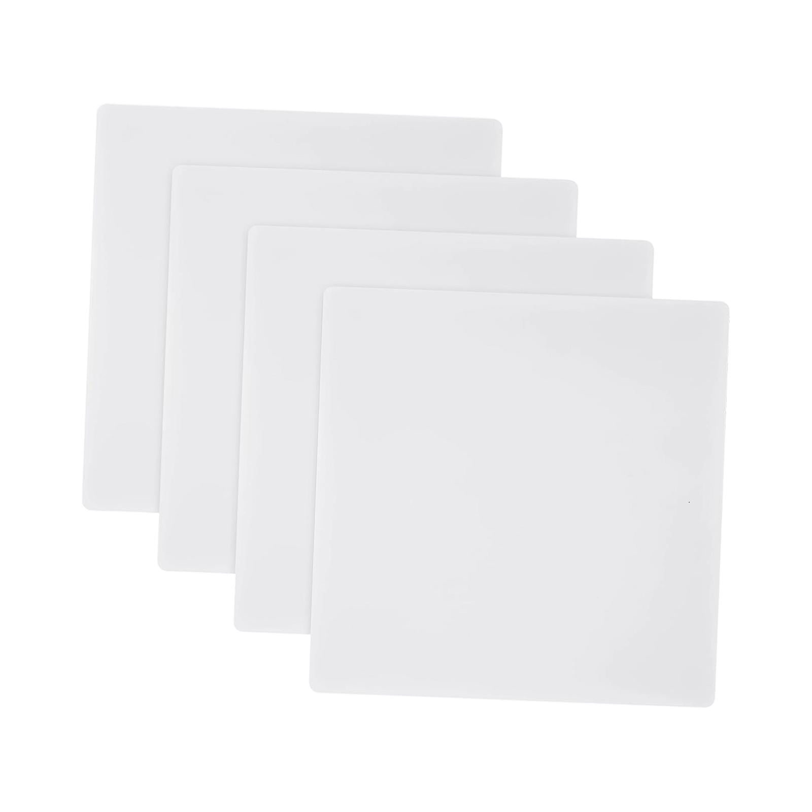 S SERENABLE 4 Pieces Cutting Mats Double Sided Non Slip Quilting Mats Sewing Accessories PP Material Multiple Purposes Stable Surface Suitable for Projects Crafts Sewing Modeling 25.4cmx25.4cm