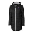 thumbnail image 2 of Women's Cutter & Buck Black Louisiana Tech Bulldogs Rainier Primaloft Eco Hooded Long Coat, 2 of 3