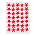 thumbnail image 1 of 10 Sheets Award Flash Sticker for Children Students Teachers Five-pointed Star Removable Mother Praise Label Decorations Reward Decals Children Students Red, 1 of 6
