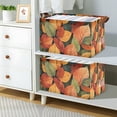 thumbnail image 2 of Yayeee Foldable Storage Basket for Shelves with Handles Waterproof Cloth Bins, Colorful Leaves, 2 of 7