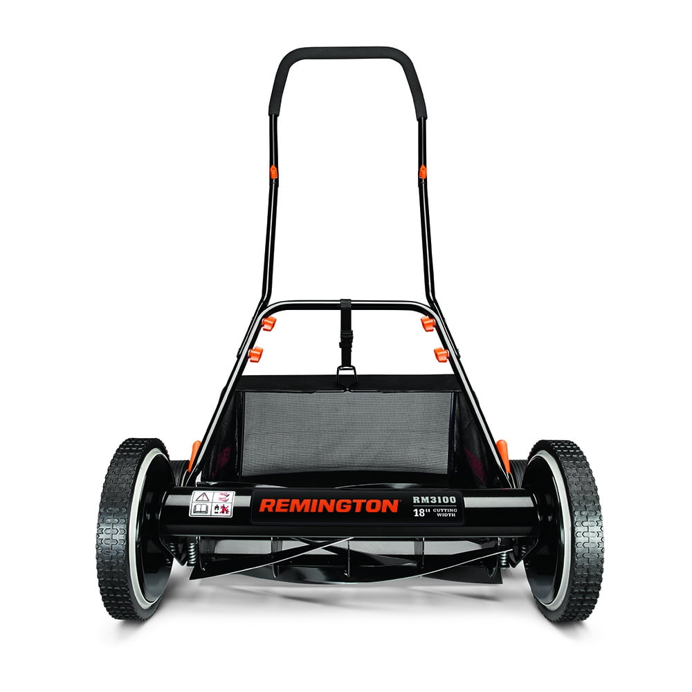 Remington RM3100 18-inch Reel Push Mower with Rear Bag