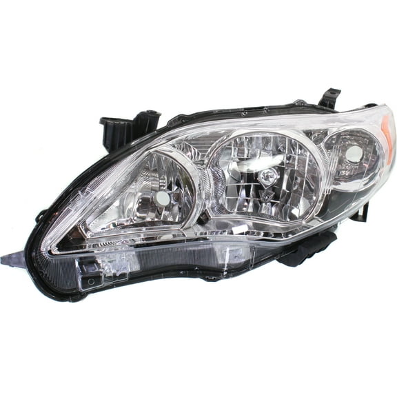 Headlight Compatible With 2011-2013 Toyota Corolla Left Driver Halogen