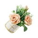 thumbnail image 2 of Flores artificiales Matsuzay Decoración champán rosa, 2 of 6