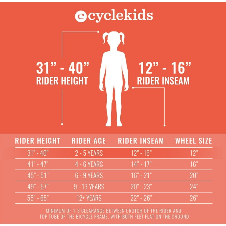 Cycle Kids 12 inch Bicycle Orange