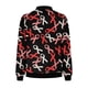 thumbnail image 4 of Chaquetas y abrigos casuales sin capucha de manga larga para mujer, chaqueta cárdigan estampada con cremallera, chaqueta casual de manga larga, abrigo de poliéster para mujer, 4 of 5