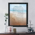 thumbnail image 6 of Footprints in the Sand Inspirational Wall Art, Beach Decor, Christian Gifts for Women and Men, Christian Wall Decor, Get Well Soon, Encouraging Scripture Wall Art, Sympathy Gift 2102CH, 6 of 7