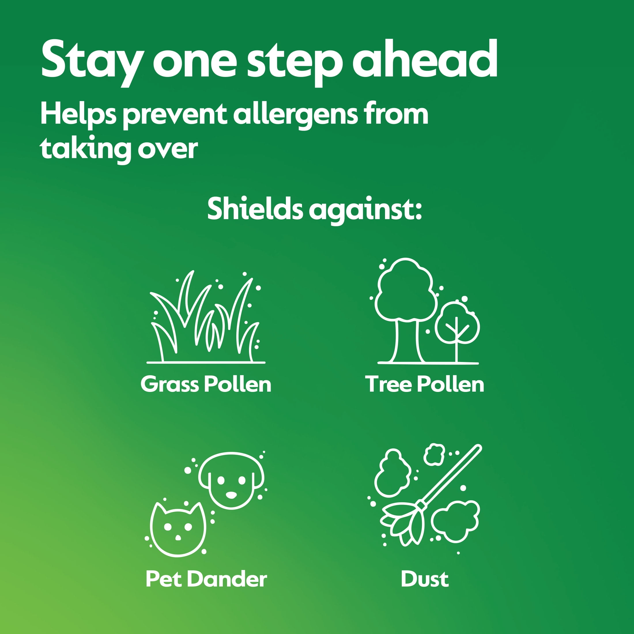 Zyrtec Allergen Shield Spray, allergen defense nasal spray, up to 100 Sprays, 300mg