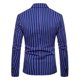 thumbnail image 3 of Mens Striped Wedding Party Slim Fit Casual Suit Jacket, 3 of 5