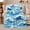 Cresting Sea, variant on Ocean Wave Scene Blue Waves And Foam Dramatic Coastal Art Ocean Lovers Dynamic Blue Seascape Warm Flannel Blanket, Housewarming Gift for Beach House and Guest Room Home Decor