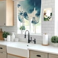 thumbnail image 5 of Navy Blue Fish Balloon Curtains for Living Room/French Door, Nautical Coastal Summer Ocean Modern Rustic Tie Up Curtains 63 Inch Length Energy Saving Kitchen Curtains Shades for Windows 42"x63", 5 of 8