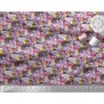 thumbnail image 2 of Soimoi Silk Fabric Animal Skin Abstract Decor Fabric Printed Yard 42 Inch Wide, 2 of 3