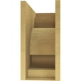 thumbnail image 4 of 12"W x 24"D x 24"H Classic Alma Rough Cedar Woodgrain TimberThane Corbel, Primed Tan, 4 of 6