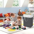 thumbnail image 3 of Collapsible Storage Organizer With Portable Handles Basket for Bathroom Bedroom Dorm, 3 of 6