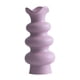 thumbnail image 2 of Jarrón de cerámica, jarrón decorativo, jarrón de flores secas, jarrón sencillo bohemio elegante, Violeta 21cm, 2 of 9