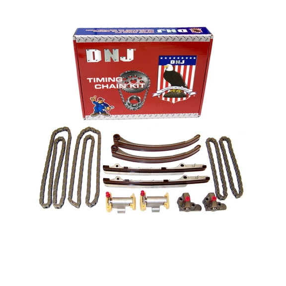DNJ TK4162 Timing Chain Kit Fits Cars & Trucks 97-01 Jaguar Lincoln LS S-Type 3.9L V8 DOHC 32v
