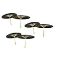 thumbnail image 3 of TJ Global PACK OF 6 Japanese Chinese Kids Size 22" Umbrella Parasol For Wedding Parties, Photography, Costumes, Cosplay, Decoration And Other Events - 6 Umbrellas (Black), 3 of 3