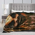 thumbnail image 5 of Bray Wyatt Blanket, Super Soft Throw Blanket, Cozy Flannel Blankets For Boys Girls, Warm Blankets For Couch Sofa Bed, 40"X30", 5 of 9