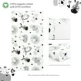 thumbnail image 4 of Evolur Zoo Love Collection 3pc Toddler Bed Set (Fitted Sheet, Comforter, Pillow Case) in Glacier Grey & Animal Print, 4 of 8