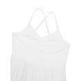thumbnail image 3 of YiZYiF Girls Chiffon Ballet Dance Dress Criss Cross Camisole Leotard Dress, 3 of 6