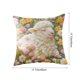 thumbnail image 3 of CaiYueKe Easter Rabbit Floral Pillow Cover - Sofa Cushion Case Home Decor Throw Pillow for Living Room Couch Bedroom Outdoor Indoor Decorative Accent Spring Holiday Farmhouse Decor, 3 of 8