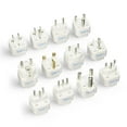thumbnail image 1 of Adaptador de viaje Ceptics GP-12PK, juego de 12 con enchufes tipo A-M, 1 of 9
