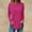 Hot Pink, variant on Baqcunre Womens Long Sleeve Tee Shirt Womens Blouses Dressy Casual Fall Hippie Tshirts Shirts Cute Tops Floral Tunics Tops Crew Neck Sweatshirts Crewneck Sweatshirts Plus Size Tops Pink L