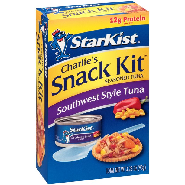 StarKist Charlie's Snack Kit, Southwest Style Tuna, 3.28 Ounce