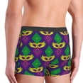 thumbnail image 5 of Disketp Mardi Gras Carnival3 Men'S Boxer Briefs,Soft And Breathable Cotton Underwear With Comfortflex Waistband, 5 of 8
