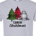 thumbnail image 4 of Inktastic Country Christmas Plaid Trees T-Shirt, 4 of 5