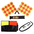 thumbnail image 5 of Red and yellow cards set for referee in football match, 5 of 8