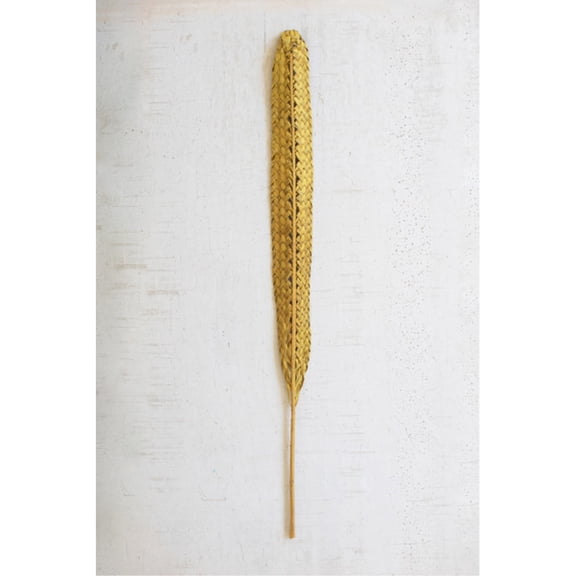 WOVEN LEKUR LEAF- GOLDENROD