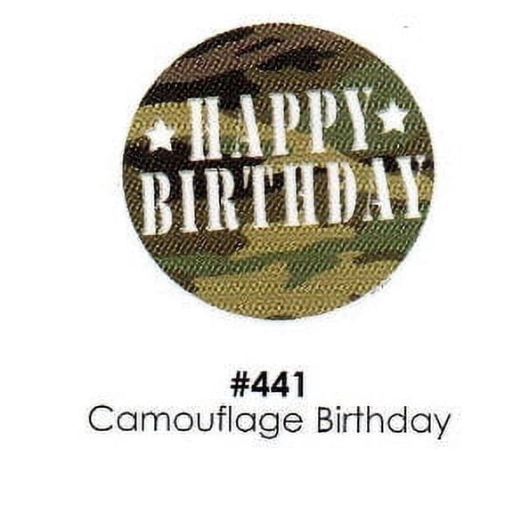 Camouflage Birthday Cake Decoration Edible Frosting Photo Sheet