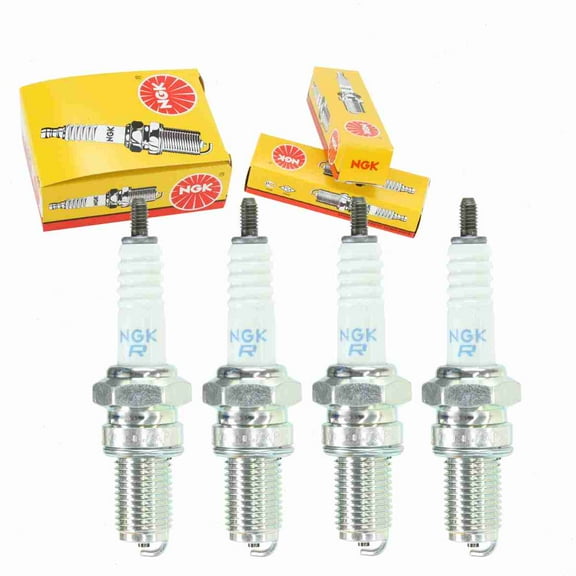 4 pc NGK 7162 Standard Spark Plugs for 0297542 09482-00399 297542 3954 809 92070-1199 94701-00333 94703-00333 98069-5871P AP0297542 B1DR8EA R121XLS RA6 RA6HC RAX94C Ignition Wire Secondary
