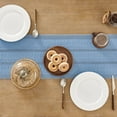 thumbnail image 3 of Boho Table Runner Macrame Farmhouse Woven Cotton Linen Rustic Table Runner with Handmade Tassels for Home Decor Dining Fall Thanksgiving 13x72 inches, 3 of 6
