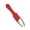 Red, variant on Upgraded Hand Loop Weeder Stainless Steel Hand Weed Removal Tool Iron Loop Design & for Blades Manual Weeders Plas
