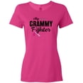 thumbnail image 3 of Inktastic Breast Cancer Awareness My Grammy is a Fighter Women's T-Shirt, 3 of 5