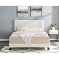 thumbnail image 2 of Queen Bedroom Furniture , 3d Upholstered Bed And Nightstand, Modern Design 2 For Queen, Construction Materials, 2 of 5