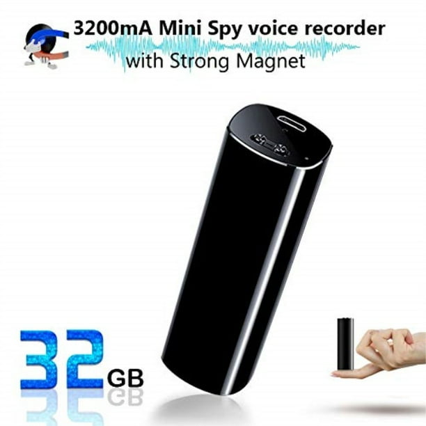 mini voice activated recorder, 32gb super long 800 hours recording