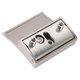 thumbnail image 3 of Cabinet Door Lock Buckle Metal Nylon Drawer Lock Handle Mounting Set for RV Yacht 7mm Opening P07 SN (Brushed Nickel), 3 of 4