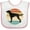 White and Pink, variant on Inktastic Vizsla Dog Retro Sunset Boys or Girls Baby Bib