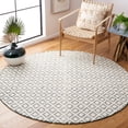 thumbnail image 3 of SAFAVIEH Vermont Thurstan Geometric Wool Area Rug, Ivory/Green, 6' x 6' Round, 3 of 9