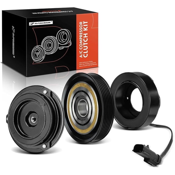 A-Premium Air Conditioner AC Compressor Clutch Kit Compatible with Dodge Charger 2006-2010, Magnum 2006-2008 & Chrysler 300 2006-2010, 2.7L