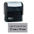 thumbnail image 1 of COLOP Self Inking Rubber Stamp X-Large Upto 8 Lines Of Custom Text 37mm x 76mm- Black, 1 of 1