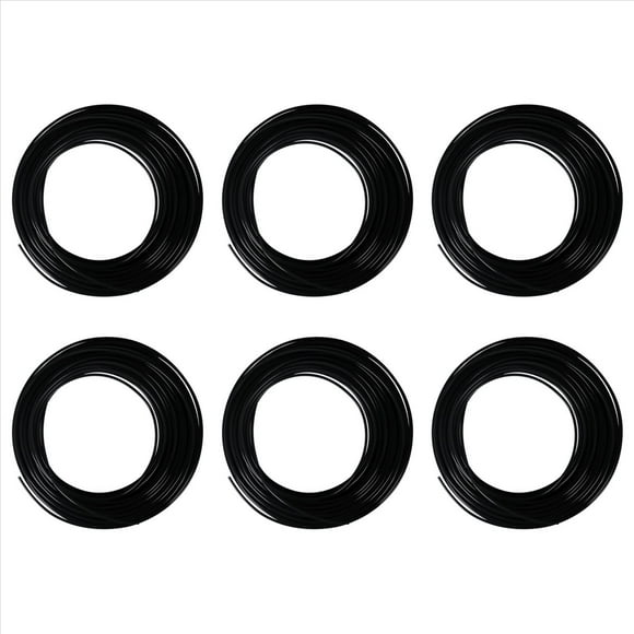 6X 3D Printer Pen Filament 1.75mm PLA 10m(Black PLA),6x 3D printing pen supplies,black