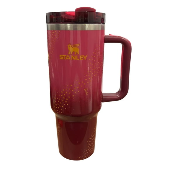 Termo Stanley Quencher H2.0 de acero inixidable Barbie 70s Superstar de 40 Oz. Libre de BPA