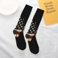 thumbnail image 5 of Salouo Patriotic USA Butterfly Art Print Women's Men's Ankle Socks 1-pack Casual Athletic Socks for Unisex Adult Moisture-Wicking Socks for Daily Wear/Running/Sport, 5 of 8