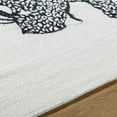 thumbnail image 6 of Hauteloom Zosia Wool Living Room, Bedroom Area Rug - Contemporary - Off White, Black - 6' x 9', 6 of 8